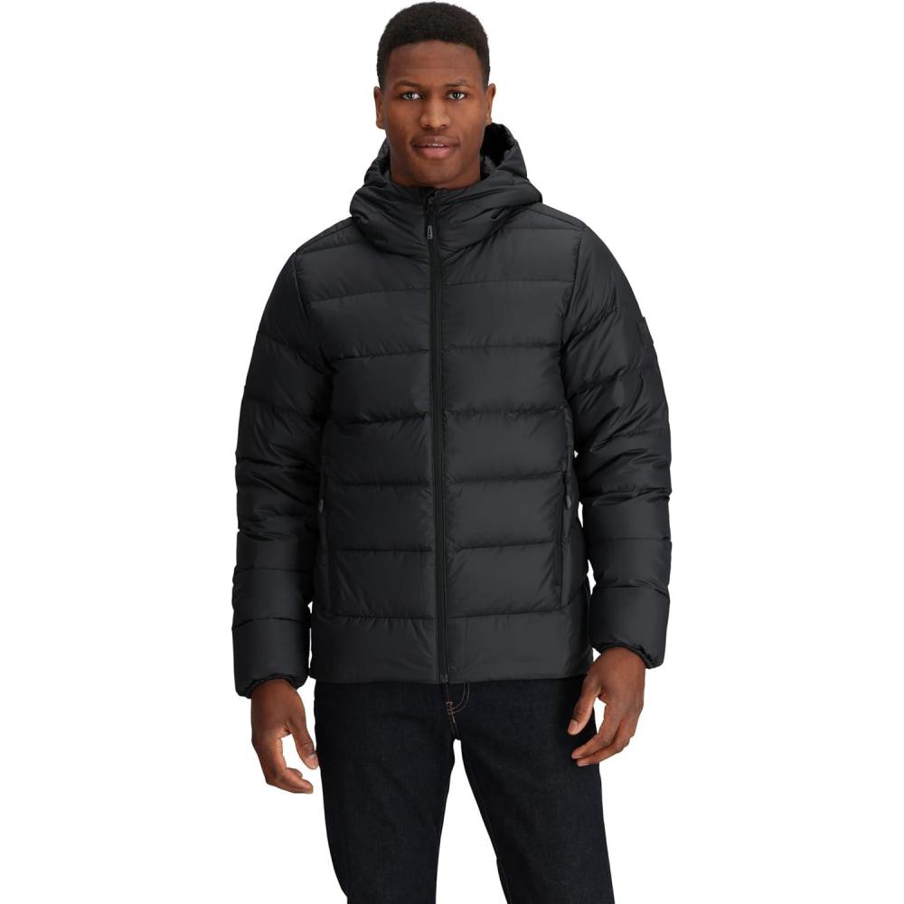 imageOutdoor Research Mens Coldfront Down HoodieSolid Black