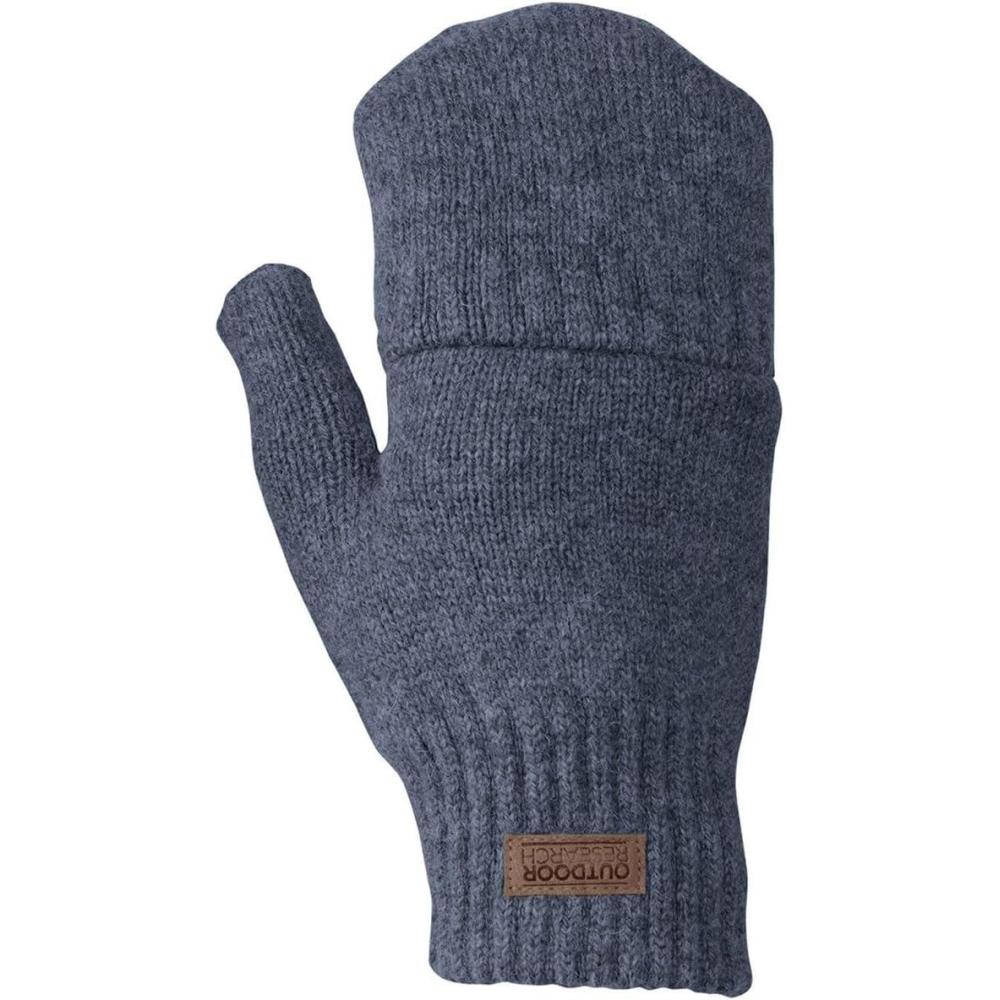 imageOutdoor Research Mens Lost Coast Fingerless MittsSteel Blue Heather