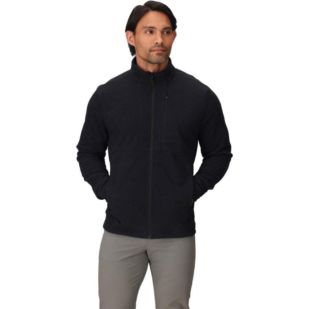 imageOutdoor Research Mens Trail Mix XT Fleece Jacket  Temperature SelfRegulating Fabric UPF 50 LightweightBlack