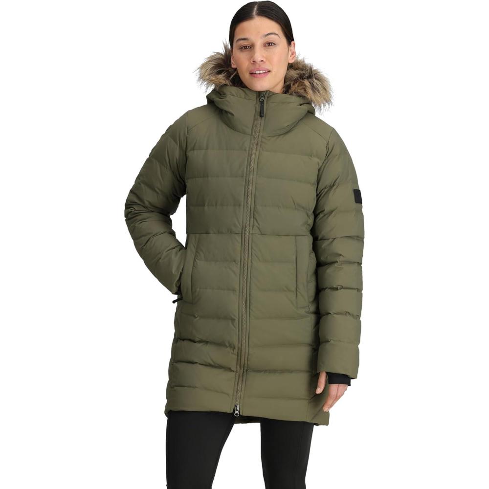 imageOutdoor Research Womens Coze Lux Down ParkaRanger Green