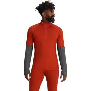 Outdoor Research Men’s Alpine Onset Merino Wool 150 Quarter Zip | Breathable, Moisture Wicking, Quick Drying, UPF 30+(Jupiter)