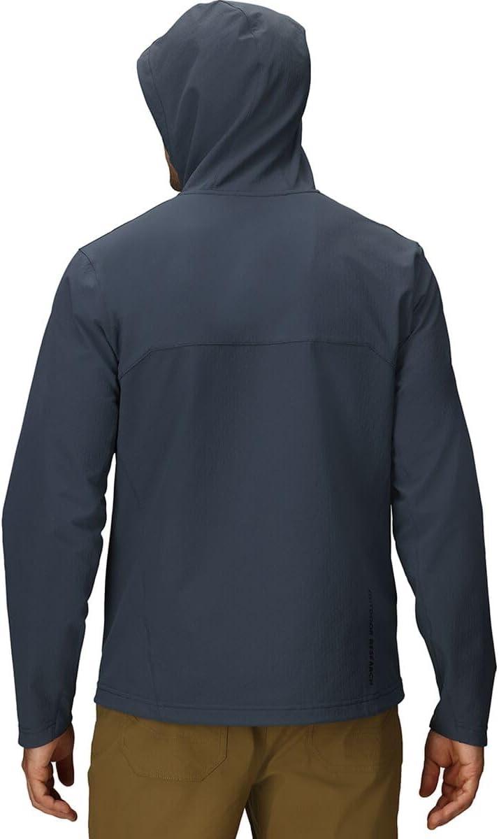 imageOutdoor Research Mens Ultima Softshell Hoodie Wind amp Water Resistant Abrasion Resistant Zippered Pockets UPF 50Atlantic