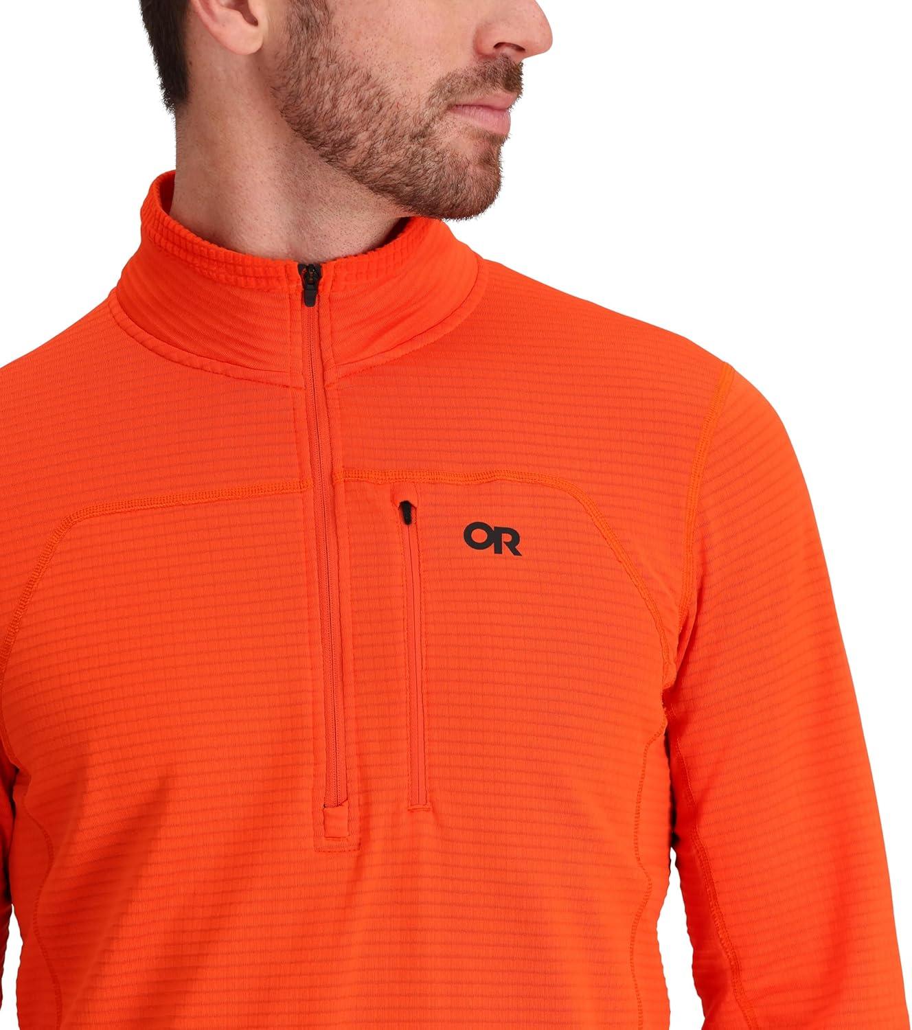 imageOutdoor Research Mens Vigor Grid Fleece Half ZipSpice