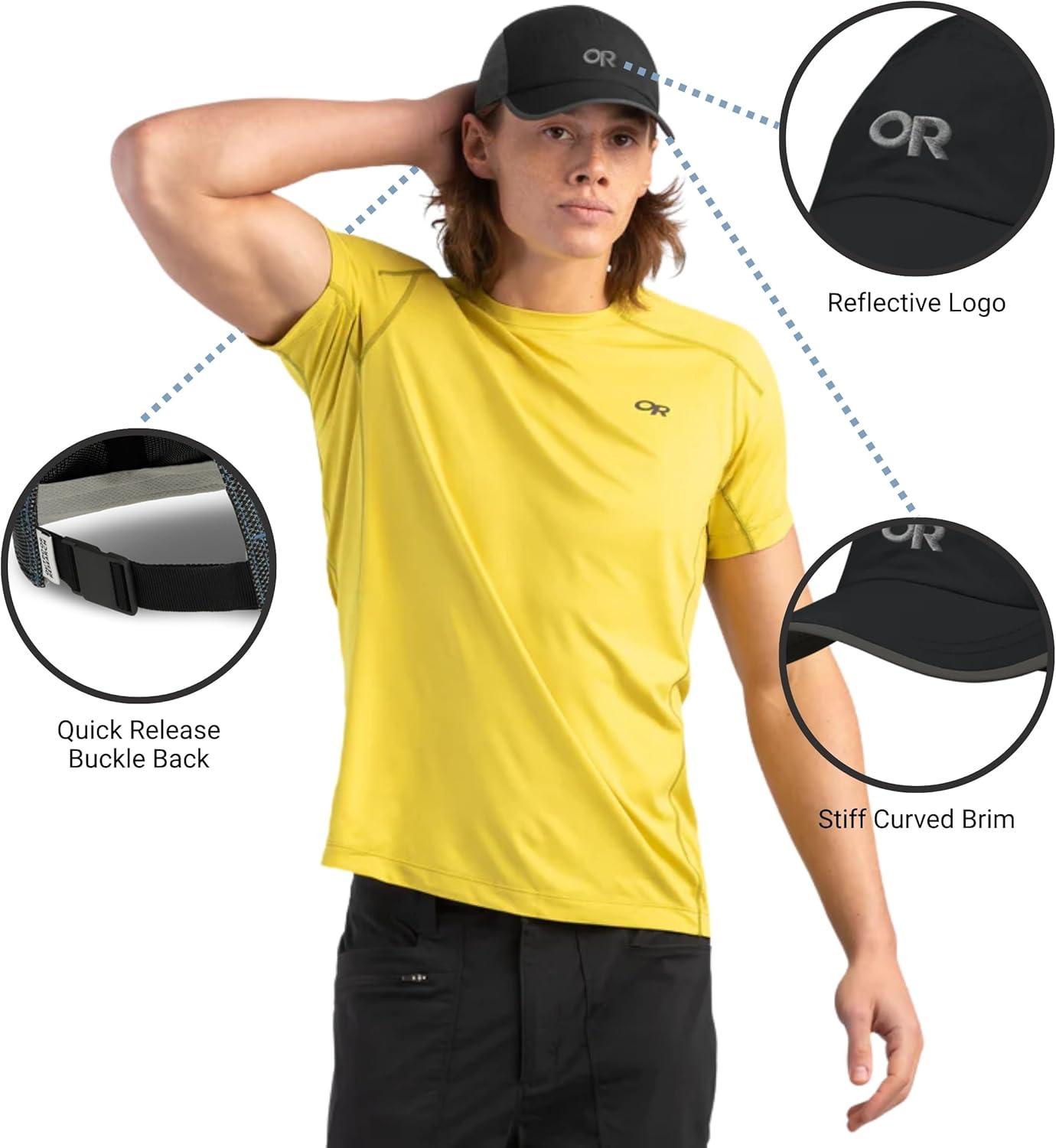 imageOutdoor Research Swift Cap Lightweight UPF Sun Hat with Breathable Mesh for Men amp Women Hiking Running and TravelGalactic Reflective