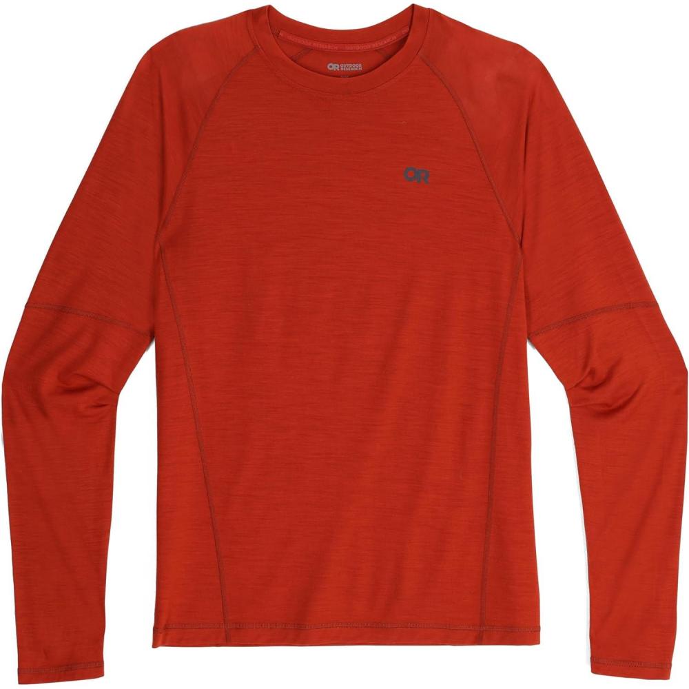 imageOutdoor Research Mens Alpine Onset Merino Wool 150 Crew  Breathable Moisture Wicking Quick Drying UPF 30Jupiter