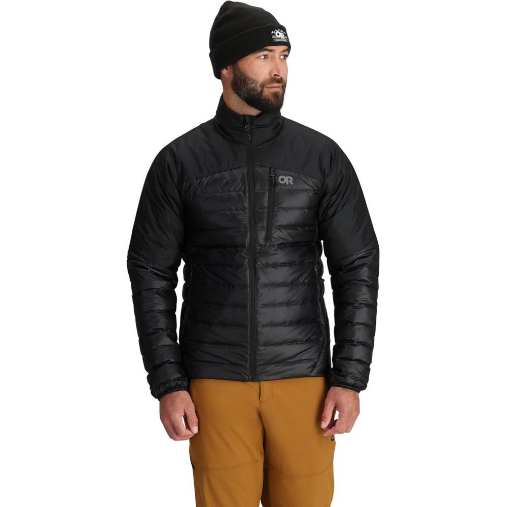 imageOutdoor Research Mens Helium Down Jacket  Water Resistant Wind Resistant Lightweight Durable Standard FitBlack