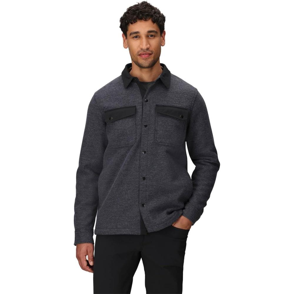 imageOutdoor Research Mens Ranger Shirt Jacket  Breathable Fleece Jacket for Hiking UPF 50 MidweightAtlantic Heather