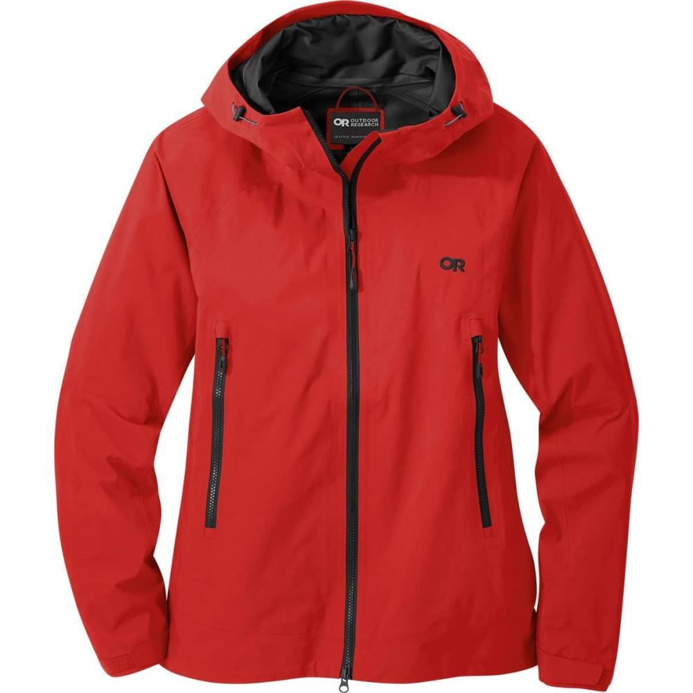 imageOutdoor Research Mens Super Alpine Down ParkaCranberryBlack