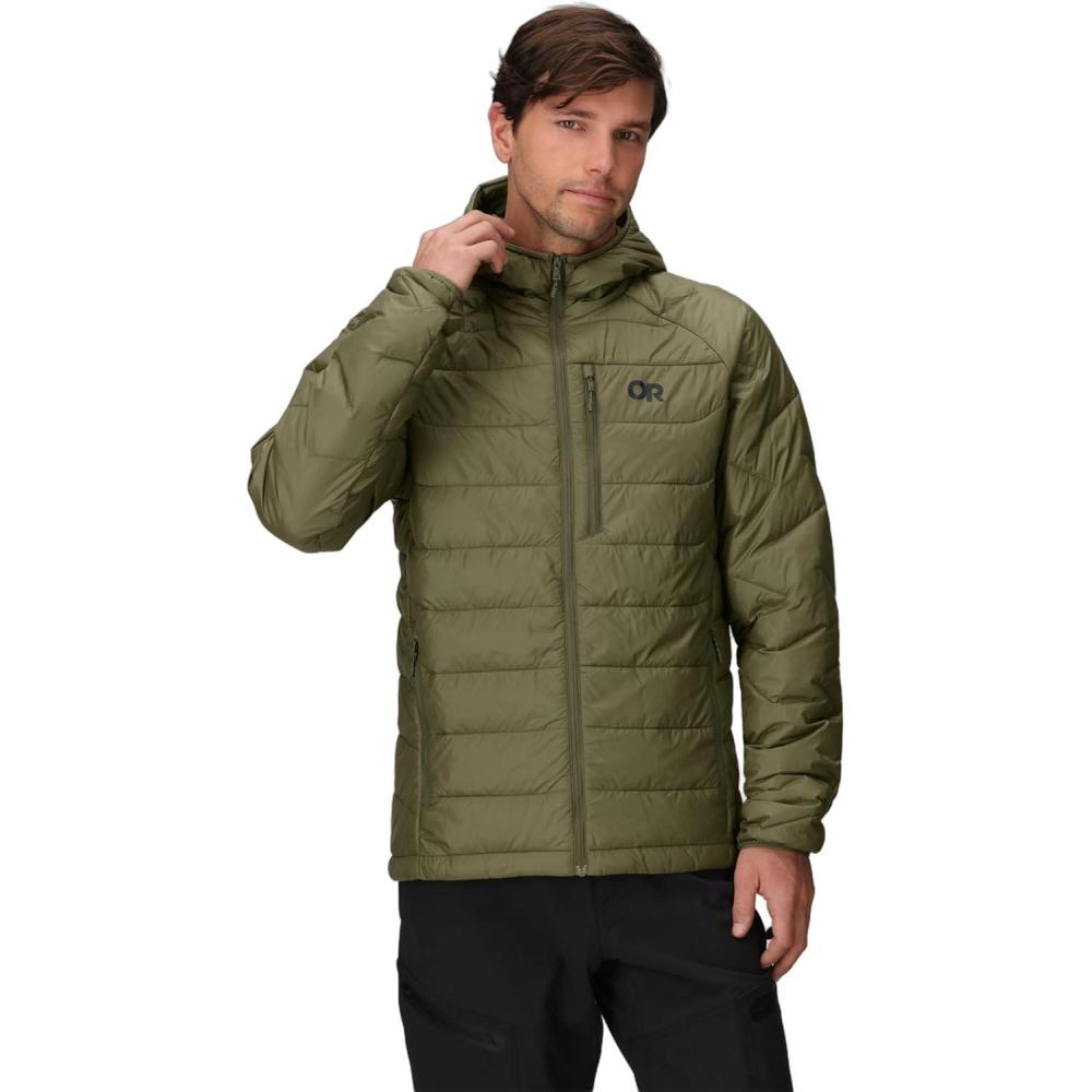 imageOutdoor Research Mens SuperStrand XT Hoodie  Ultralight Insulated Jacket for Alpine Temperatures WindproofRanger Green