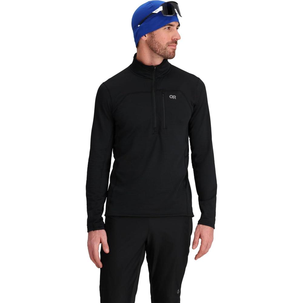 imageOutdoor Research Mens Vigor Grid Fleece Half ZipBlack