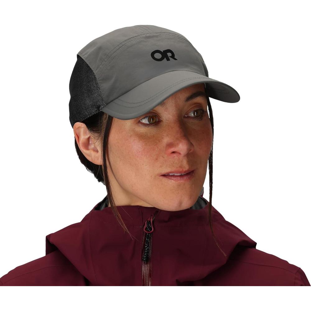 imageOutdoor Research Swift Cap  Lightweight UPF Sun Hat with Breathable Mesh for Men amp Women Hiking Running and TravelCharcoal Reflective