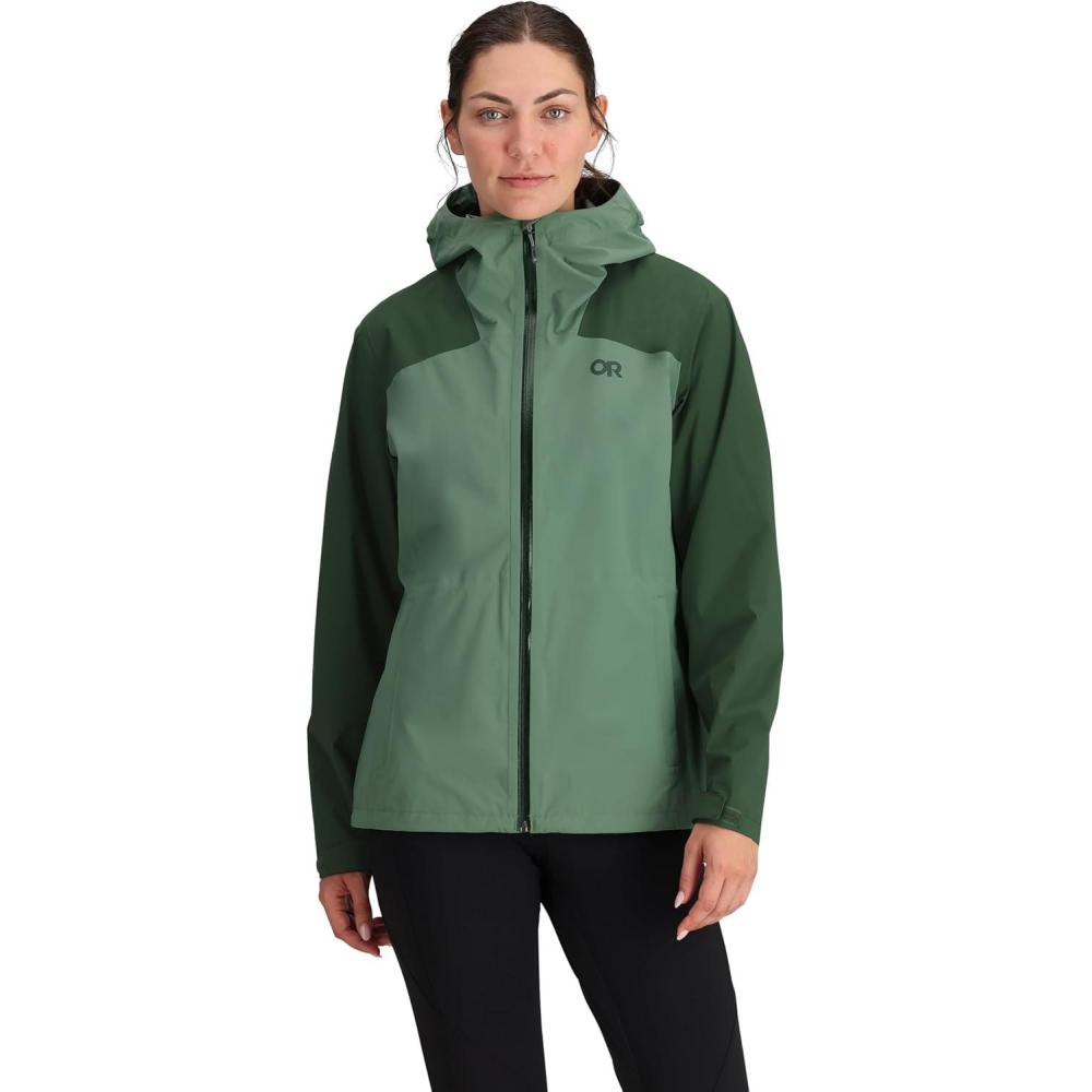 imageOutdoor Research Womens Stratoburst Stretch Rain JacketBalsamGrove