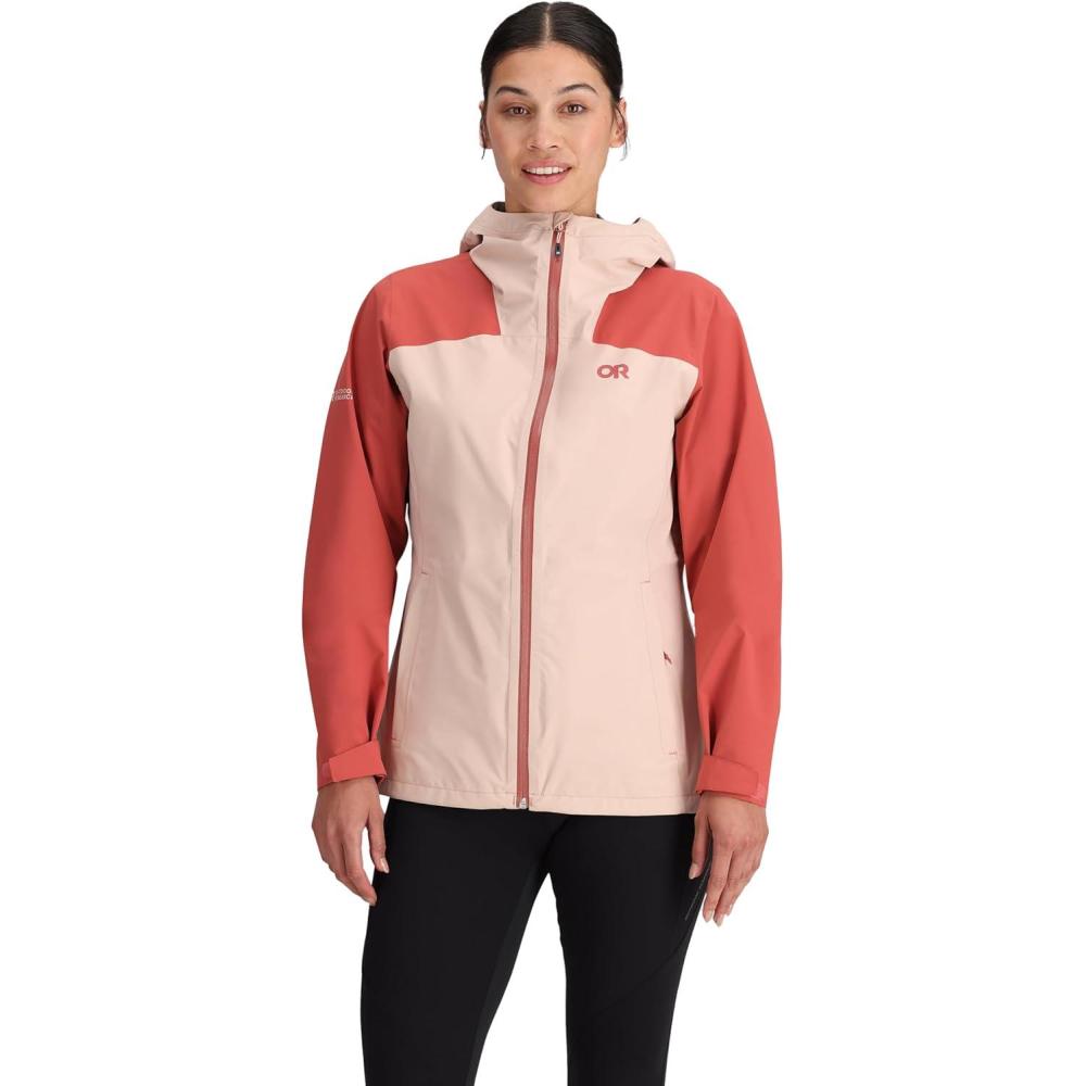 imageOutdoor Research Womens Stratoburst Stretch Rain JacketSiennaMoondust