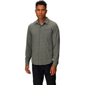 Men’s Astroman Long Sleeve Sun Shirt(Ranger Green Plaid)