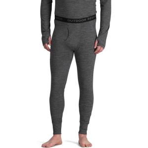Outdoor Research Men’s Alpine Onset Merino Wool 150 Bottoms | Breathable, Moisture Wicking, Quick Drying, UPF 30+(Black Heather)