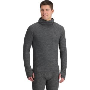 Outdoor Research Men’s Alpine Onset Merino Wool 150 Hoodie | Breathable, Moisture Wicking, Quick Drying, UPF 30+(Black Heather)