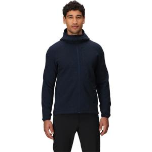 Outdoor Research Men’s Crescent Fleece Full Zip Hoodie | Merino Wool Hoodie, Moisture Wicking Fabric, Midweight(Dark Navy)