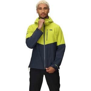 Outdoor Research Men’s Foray 3L Jacket | Waterproof, Windproof, Hooded, Long Sleeve, Standard Fit(Viper/Atlantic)