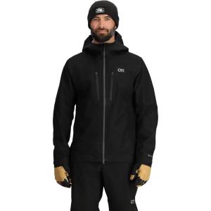 Outdoor Research Men’s Headwall Gore-Tex 3L Jacket | Waterproof, Windproof, Helmet Compatible Hood, Standard Fit(Black)