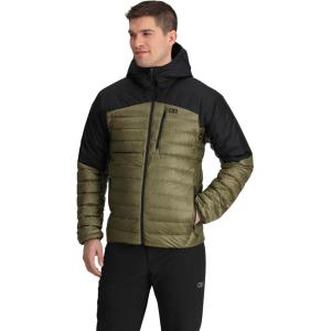 Outdoor Research Men’s Helium Down Hoodie(Ranger Green/Black)