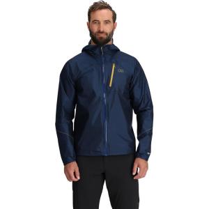 Outdoor Research Men’s Helium Rain Jacket | Waterproof, Windproof, Breathable, Lightweight, Durable, Standard Fit(Cenote)