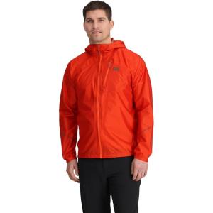 Outdoor Research Men’s Helium Rain Jacket | Waterproof, Windproof, Breathable, Lightweight, Durable, Standard Fit(Spice)
