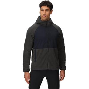 Outdoor Research Men’s OR Polartec 200 Hoodie | Fleece Insulated, Quick Drying, Moisture Wicking, UPF 30+, Standard Fit(Grey Heather)