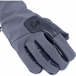 Outdoor Research Men’s Stormtracker Sensor Windbloc Gloves(Storm/Black)