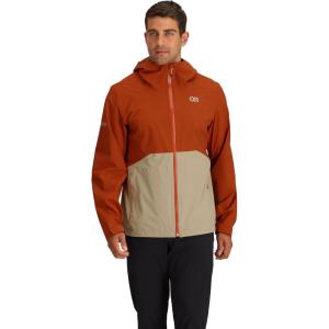 Outdoor Research Men’s Stratoburst Stretch Rain Jacket(Terra/Pro Khaki)