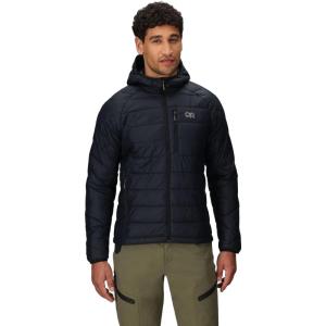 Outdoor Research Men’s SuperStrand XT Hoodie | Ultralight Insulated Jacket for Alpine Temperatures, Windproof(Black)