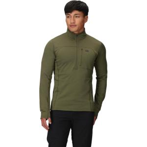 Outdoor Research Men’s Vigor Grid Fleece Half Zip(Ranger Green)
