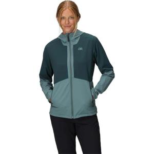 Outdoor Research Women’s Ferrosi Hoodie(Neptune/Douglas Fir)