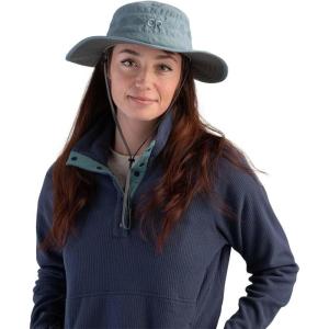 Women’s Solar Roller Sun Hat(White-rice Embroidery)