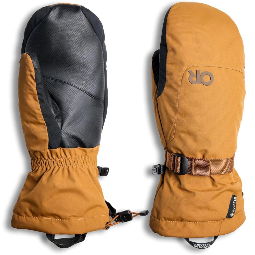 imageOutdoor Research Mens Revolution GORETEX Mitts  Etip Ski Mitts Waterproof amp Windproof InsulatedBronze