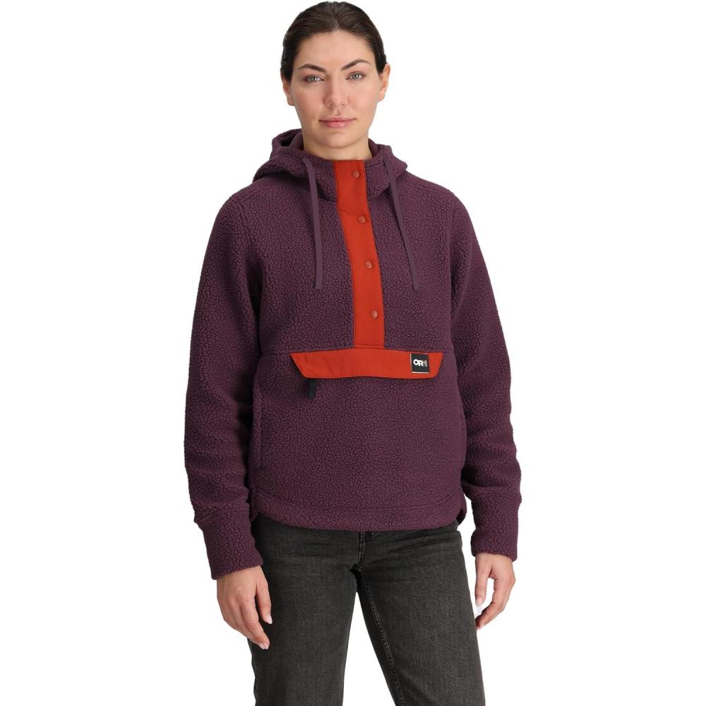 imageOutdoor Research Womens Grayland Fleece Pullover HoodieAmethyst