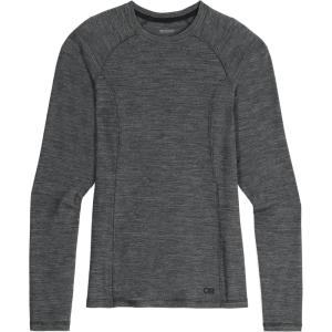 Outdoor Research Women’s Alpine Onset Merino 150 Crew(Black Heather)