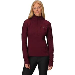 Outdoor Research Women’s Deviator Fleece Half Zip | Temperature Regulating Fabric, Moisture Wicking, UPF 30+(Winterberry)
