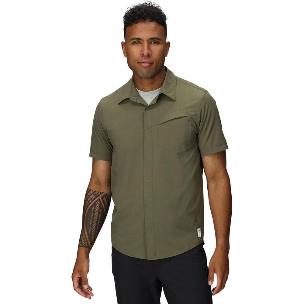 imageMens Astroman Short Sleeve Sun ShirtRanger Green