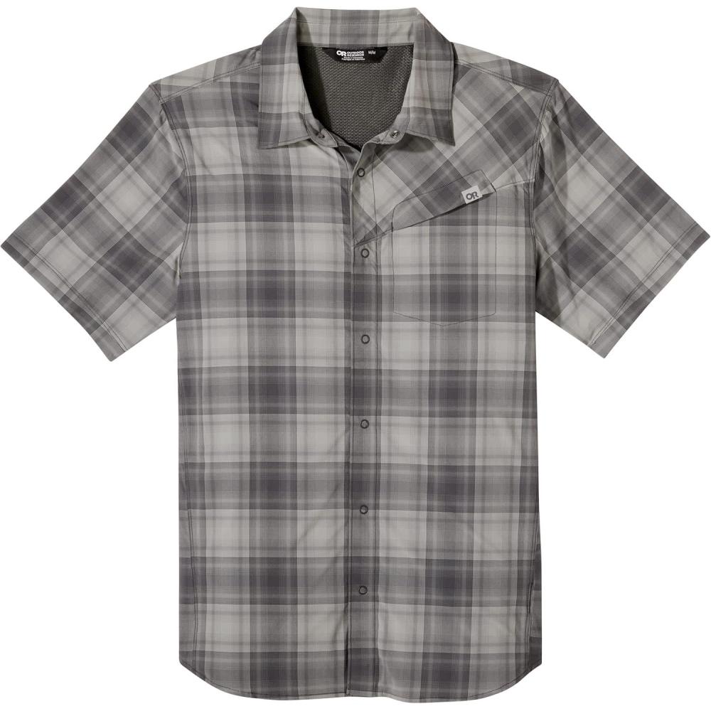 imageMens Astroman Short Sleeve Sun ShirtStorm Plaid