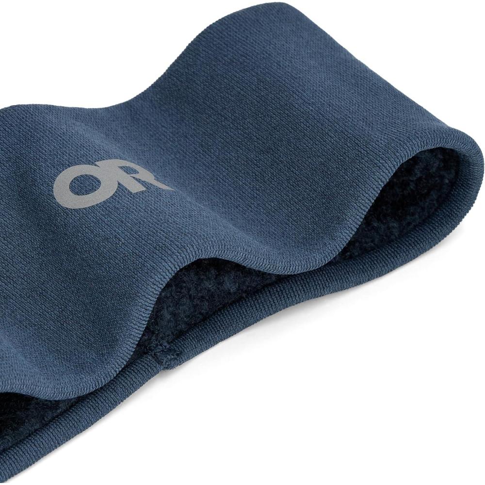 imageOUTDOOR RESEARCH Deviator Fleece Headband  Moisture Wicking Athletic Headband UPF 30 Protection Breathable Atlantic One Size