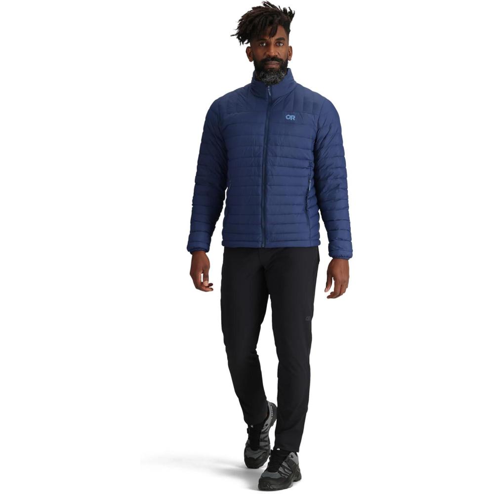 imageOutdoor Research Mens Transcendent Down Jacket  Water amp Wind Resistant Insulated Lightweight Standard FitCenote