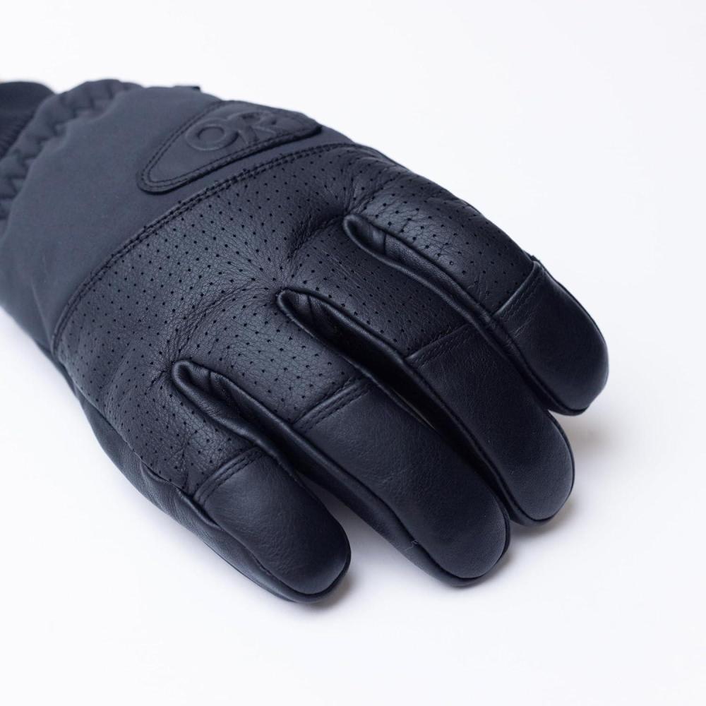 imageOutdoor Research Snowcrew Leather GlovesBlack