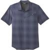 imageMens Astroman Short Sleeve Sun ShirtNaval Blue Plaid