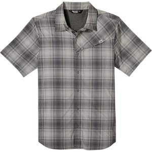 Men’s Astroman Short Sleeve Sun Shirt(Storm Plaid)