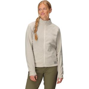 Outdoor Research Women’s Trail Mix XT Fleece Jacket | Temperature Self-Regulating Fabric, UPF 50+, Lightweight(Oyster)