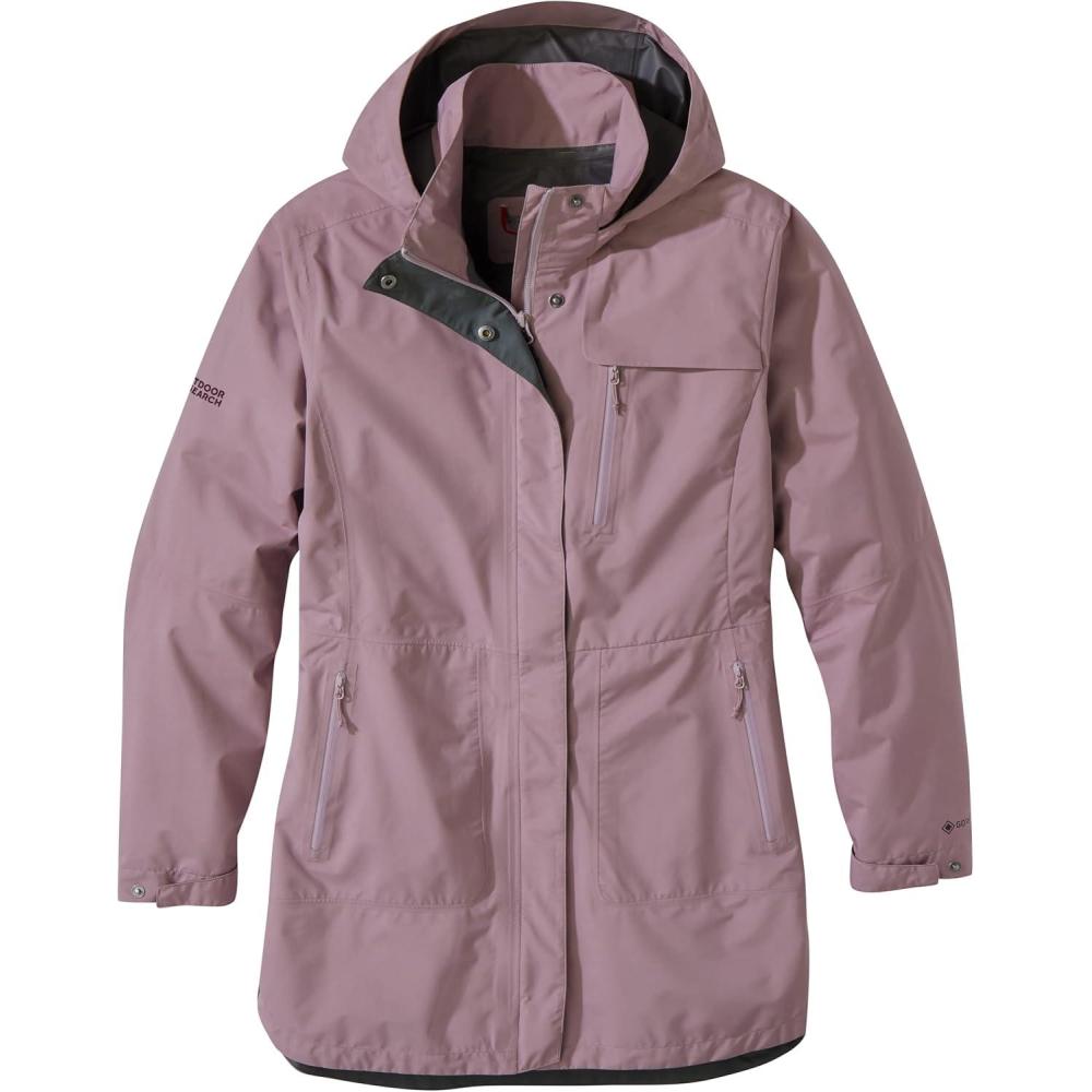 imageOutdoor Research Womens Aspire Trench  AllSeason Waterproof Rain CoatMoth