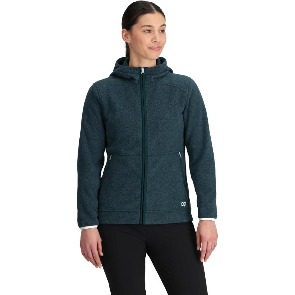 imageOutdoor Research Womens OR Polartec 200 HoodieHarbor Heather