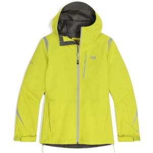 Outdoor Research Women’s Aspire II Jacket – Water & Windproof Outdoor Jacket(Sulphur Reflective)
