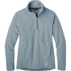 Outdoor Research Women’s Trail Mix Snap Pullover – Wicking Thermal Pullover for Women(Arctic)