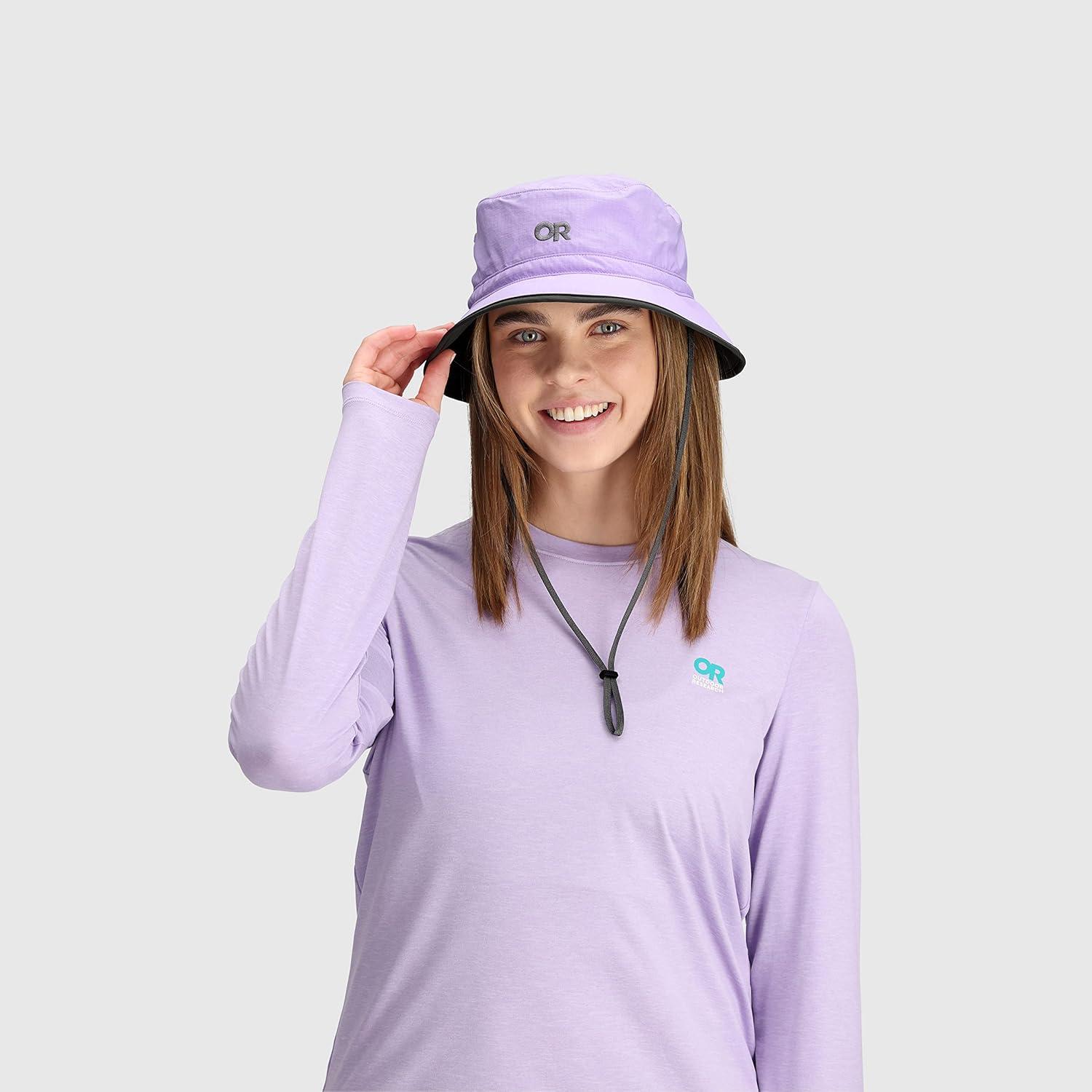 imageOutdoor Research Sun Bucket Hat  UPF 50 Wide Brim Lightweight Packable Hat for Hiking Fishing Travel amp Outdoor ProtectionLavender